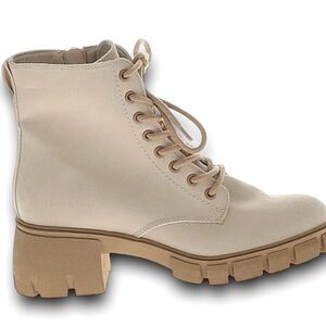 Universal Threads | Canvas Chunky Combat Boots  2” inch heel